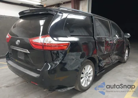 2016 Toyota Sienna Limited Premium 7 Passenger z USA, uszkodzony, nr VIN 5TDYK3DC2GS757749